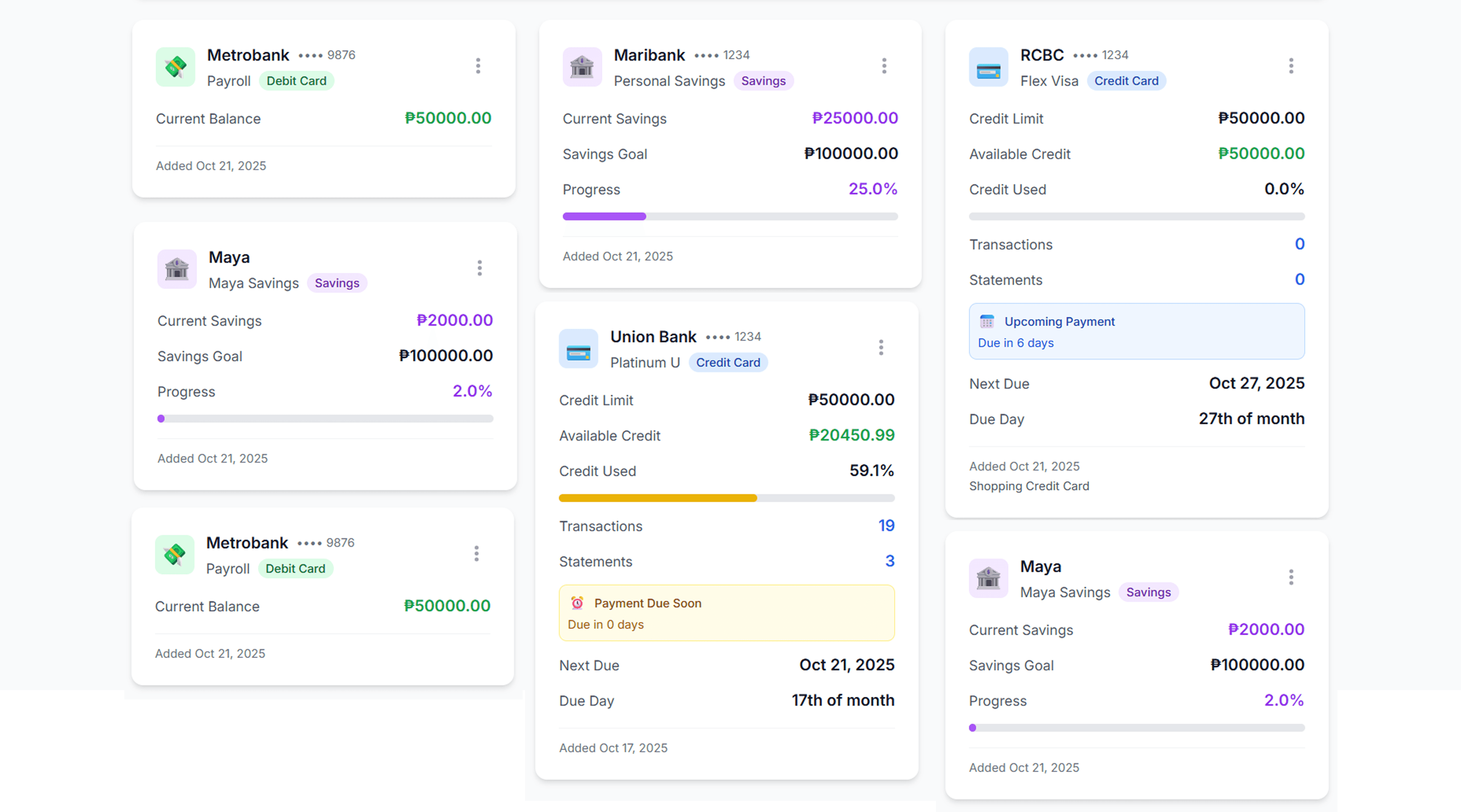 Multi-Account Tracking